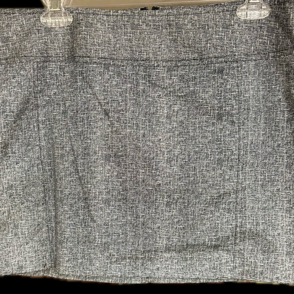 Express Textured Gray Mini Skirt